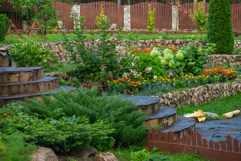 Terrace with Plant Beds