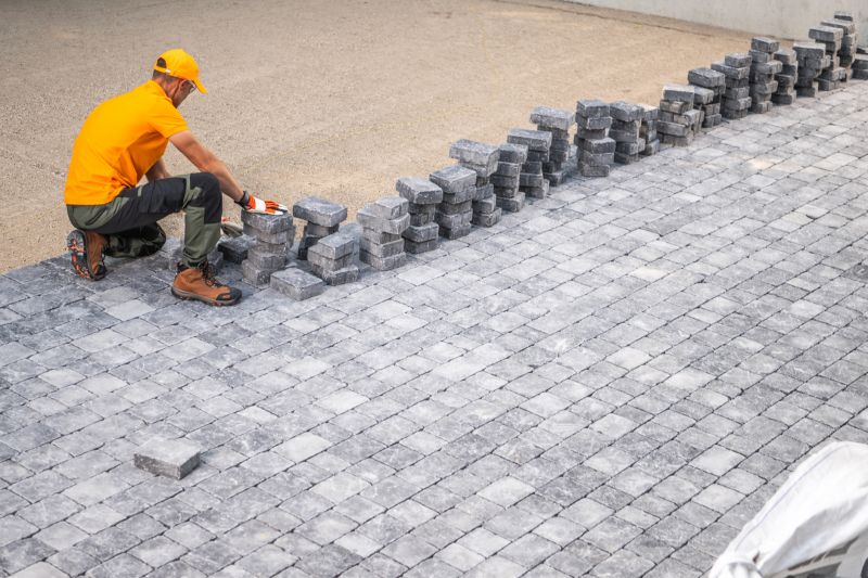 Sealed paver surface
