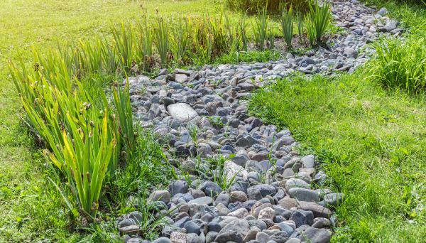 River Rock Garden Installation in Grand Rapids