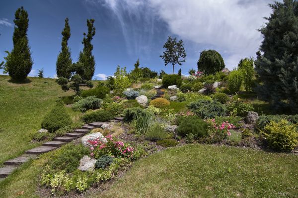 Steep Terrain Landscaping in Grand Rapids