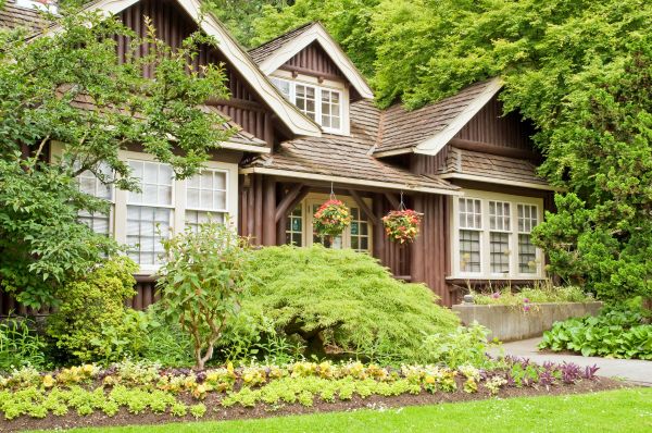 Log Home Landscaping in Grand Rapids